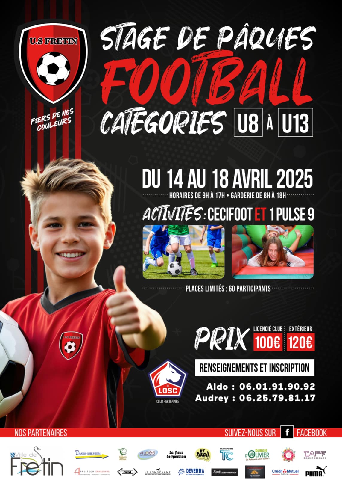 US Fretin (football) - Du 14 au 18 avril 2025